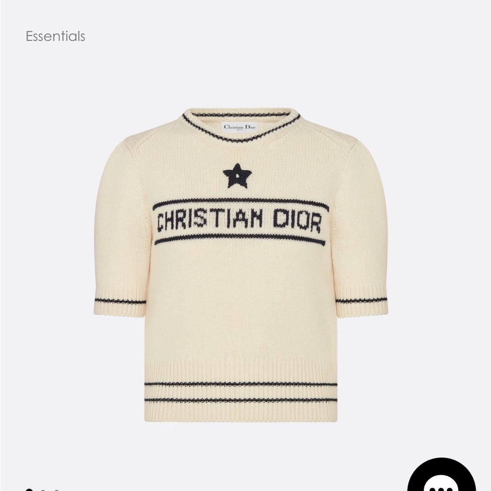 Dior Cream and Black Women's Sweater